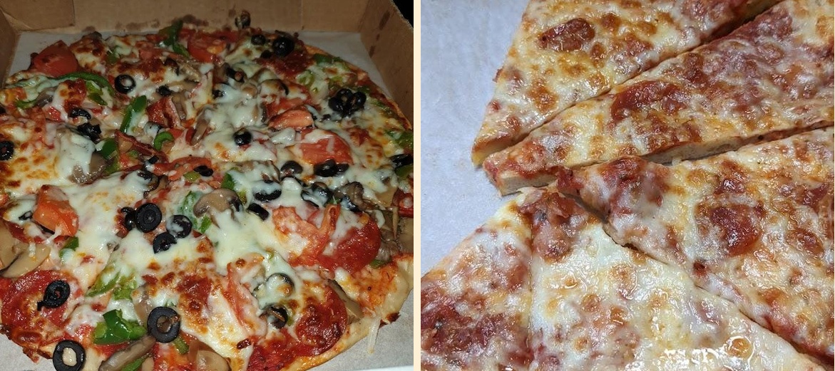 Santino's Pizza Menu